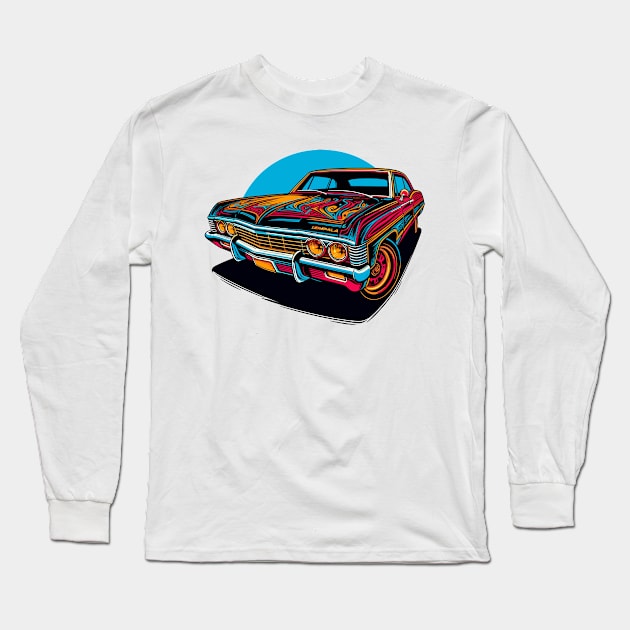 Chevrolet Impala Long Sleeve T-Shirt by Vehicles-Art